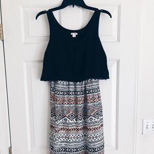 target printed midi dress